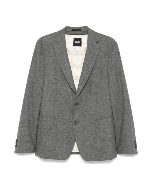 Boss Gray Blazers for men