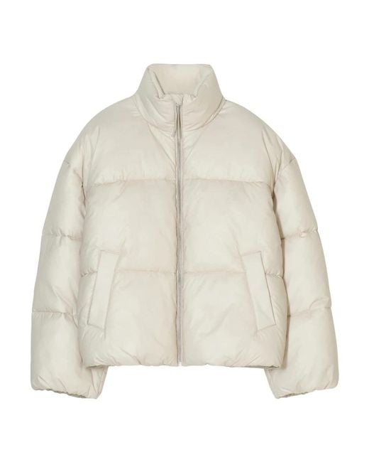 Winter Jackets Closed en coloris Natural