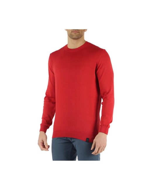 North Sails Red Round-Neck Knitwear for men