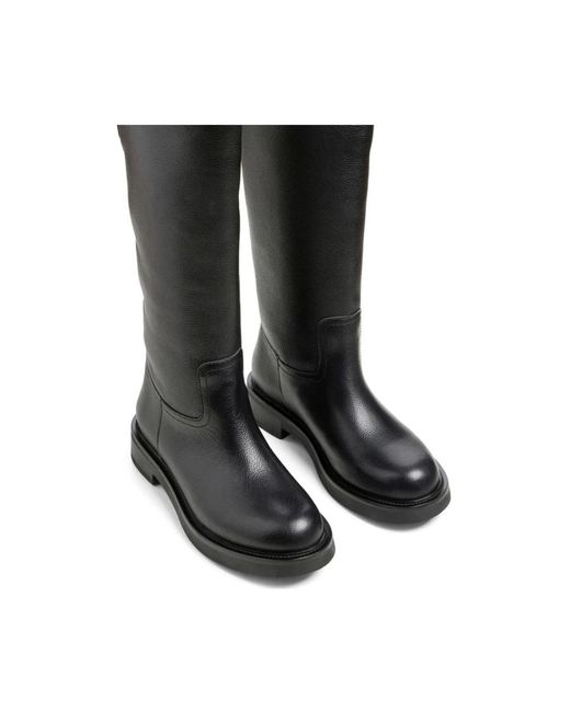 Tamaris Black High Boots