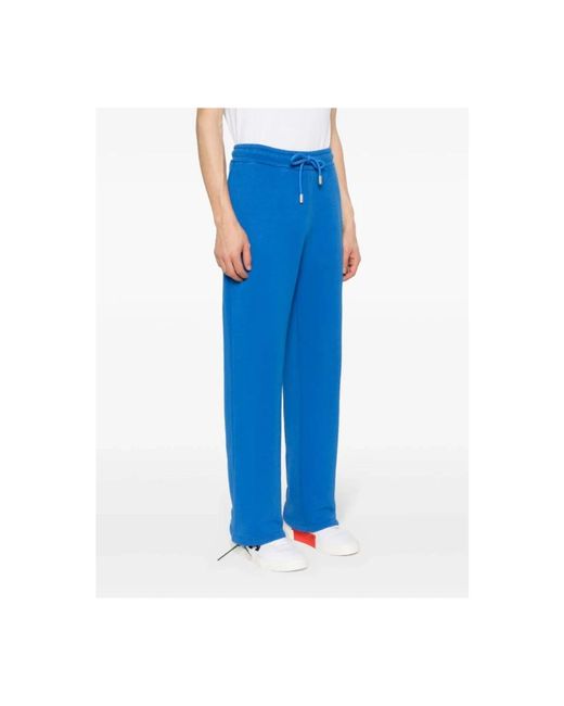 Trousers > sweatpants Off-White c/o Virgil Abloh pour homme en coloris Blue