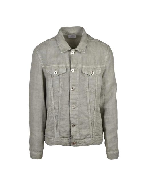 Eleventy Gray Light Jackets for men