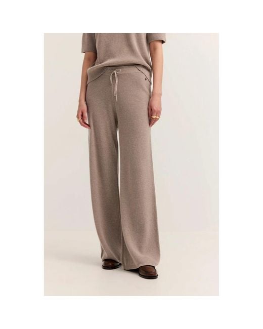 Wide Trousers Bugatti de color Brown