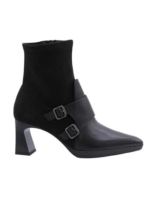 Hispanitas Black Heeled Boots