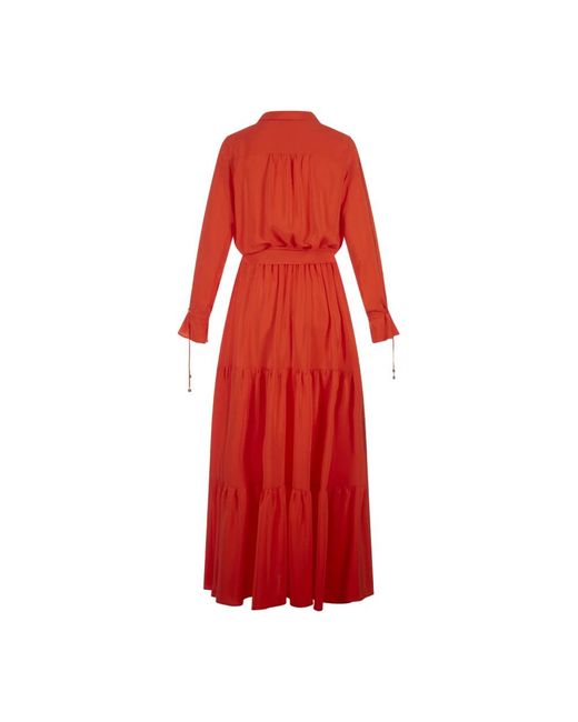 Kiton Red Midi Dresses