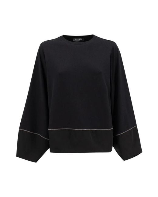 Fabiana Filippi Black Sweatshirts
