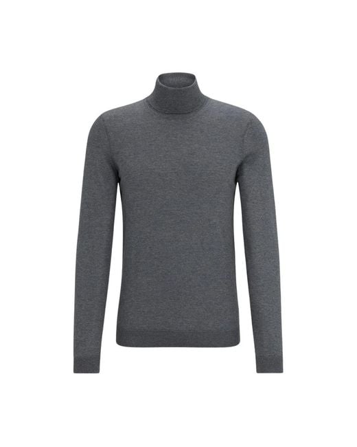 Turtlenecks Boss de hombre de color Gray