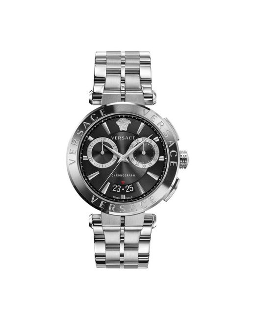 Versace Aion Chronograph Watch in het Metallic voor heren