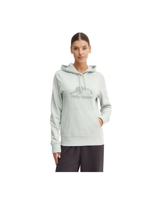 Helly Hansen Hooded Sweatshirt in het Gray