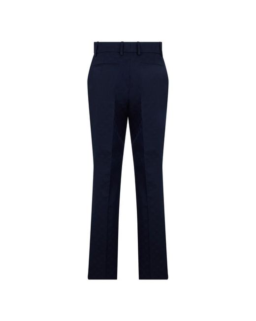 Gucci Blue Slim-Fit Trousers