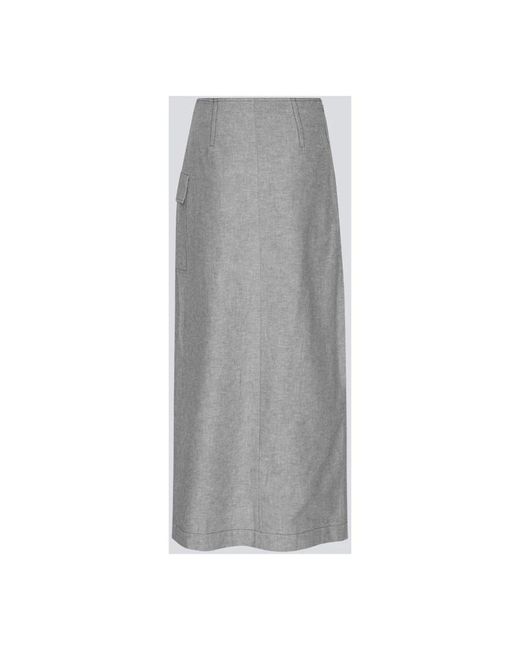 REMAIN Birger Christensen Gray Maxi Skirts