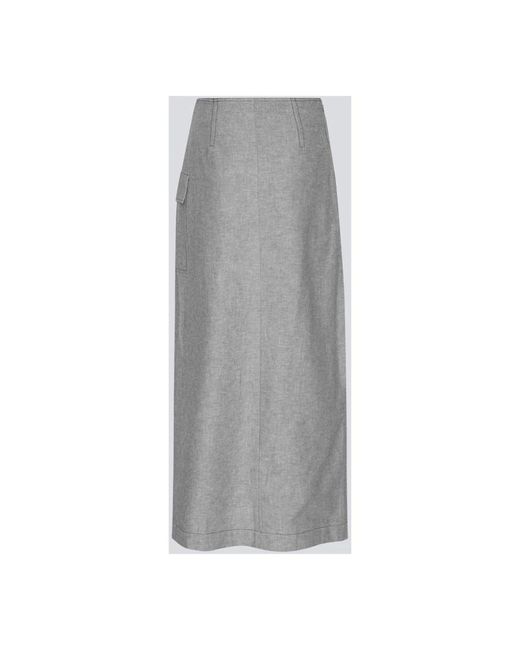 REMAIN Birger Christensen Gray Maxi Skirts