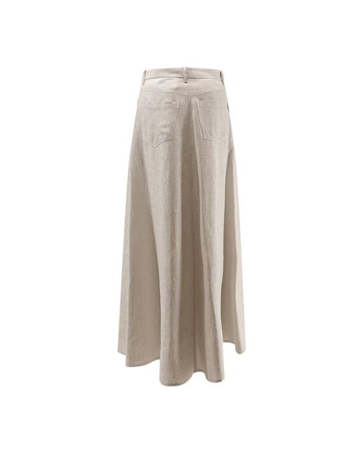 Alysi Gray Midi Skirts