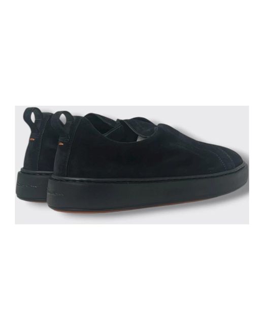 Santoni Blue Sneakers for men