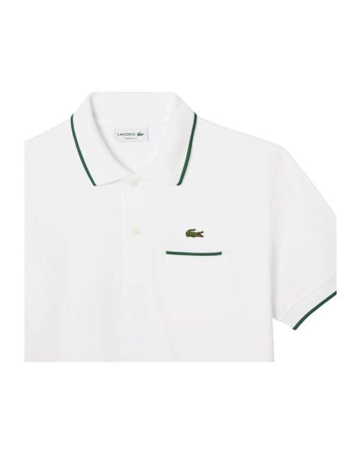 Lacoste White Polo Shirts for men