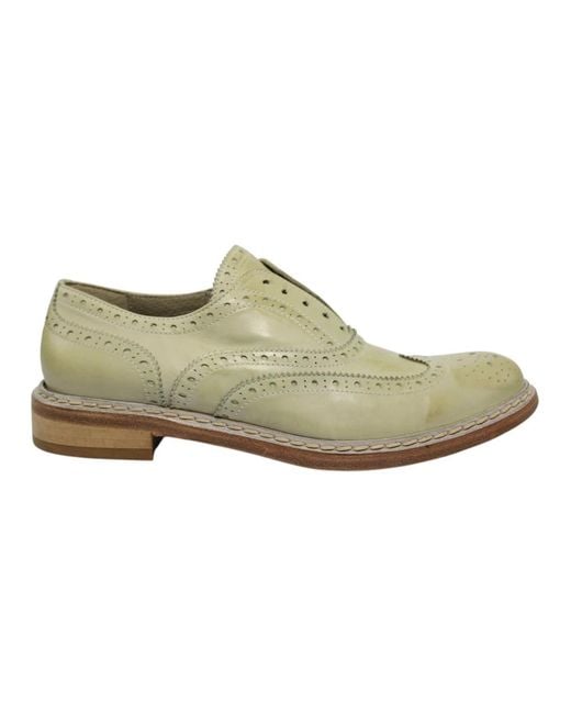 Hundred 100 Green Laced Shoes