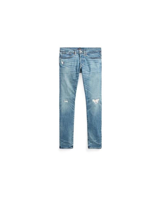 Polo Ralph Lauren Blue Straight Fit Jeans for men