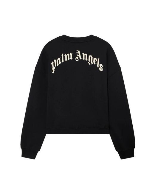 Palm Angels Black Sweatshirts