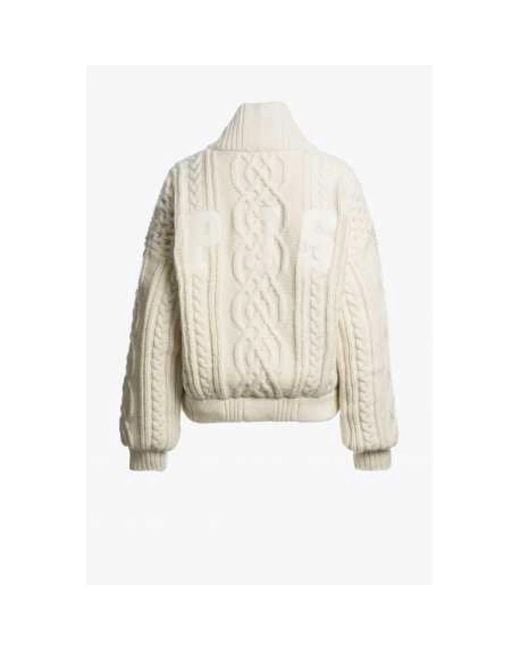 Parajumpers Natural Nezuko Strickjacke Moonbeam Ecru