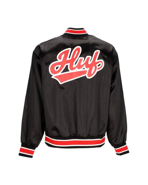 Bomber Jackets Huf de hombre de color Black