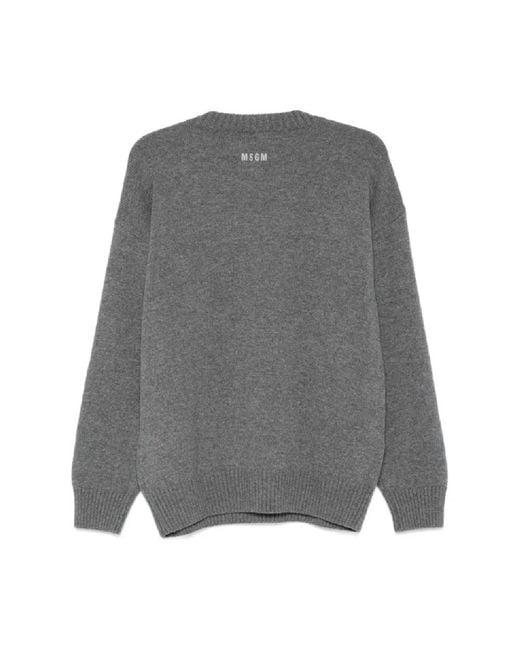MSGM Maglia Sweater in het Gray voor heren