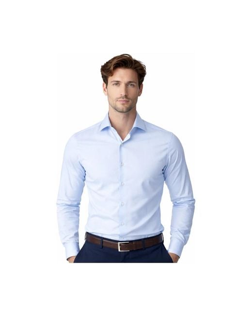 Bagutta Blue Formal Shirts for men