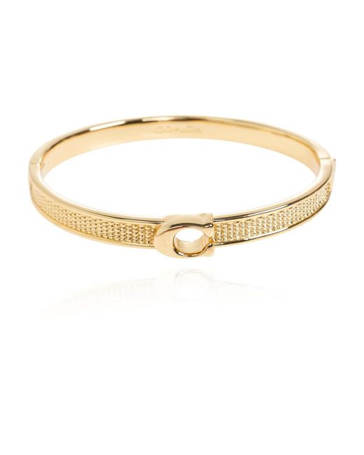COACH Metallic Messingarmband