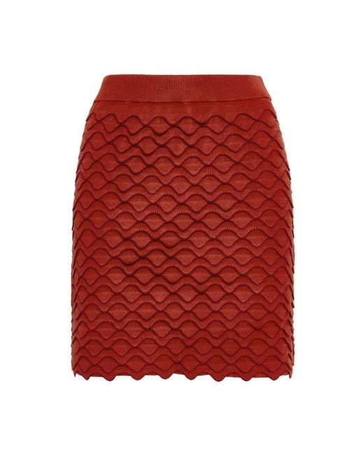 Maliparmi Winter Wave Rok in het Red