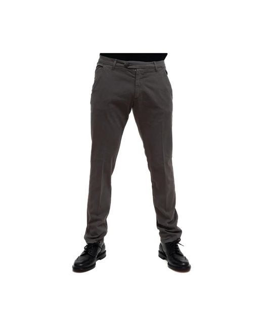 Roy Rogers Black Slim-Fit Trousers for men