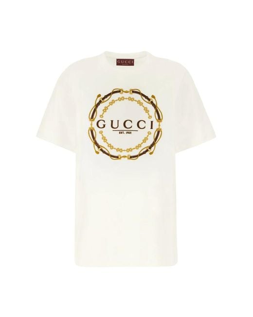 Gucci White T-Shirts