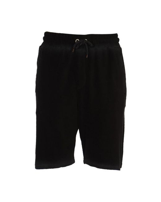 Roberto Collina Black Casual Shorts for men