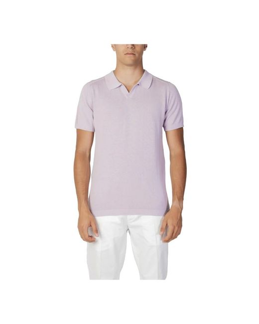 Liu Jo Purple Polo Shirts for men