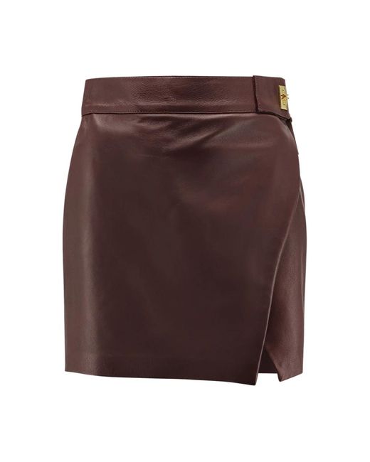 Short Skirts Elisabetta Franchi de color Brown