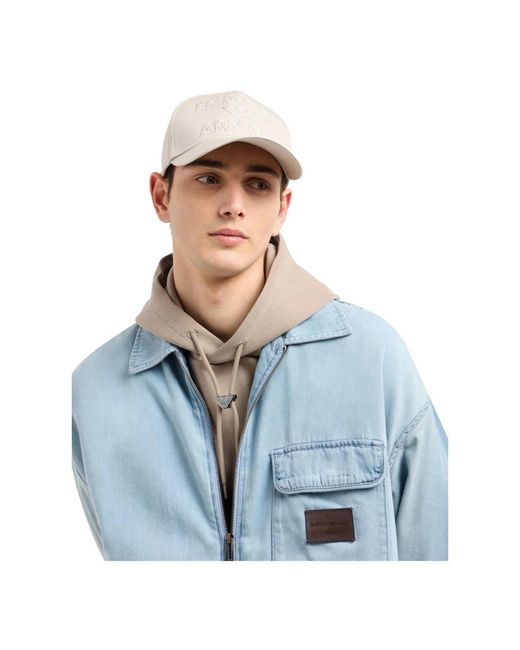 Emporio Armani White Hats & Caps for men