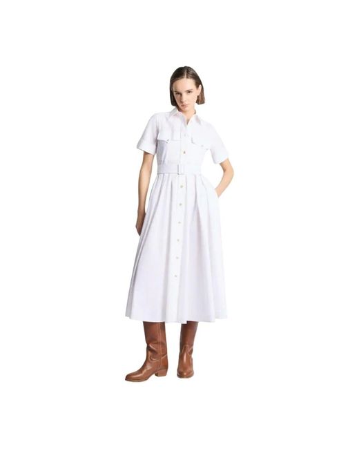 Fay White Shirt Dresses