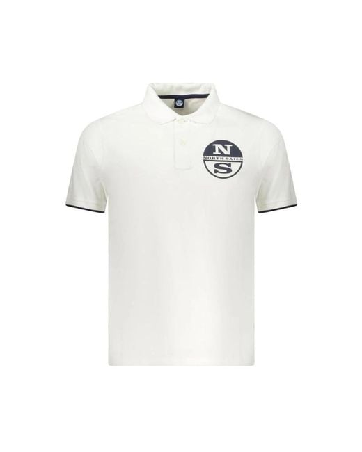 North Sails White Polo Shirts for men
