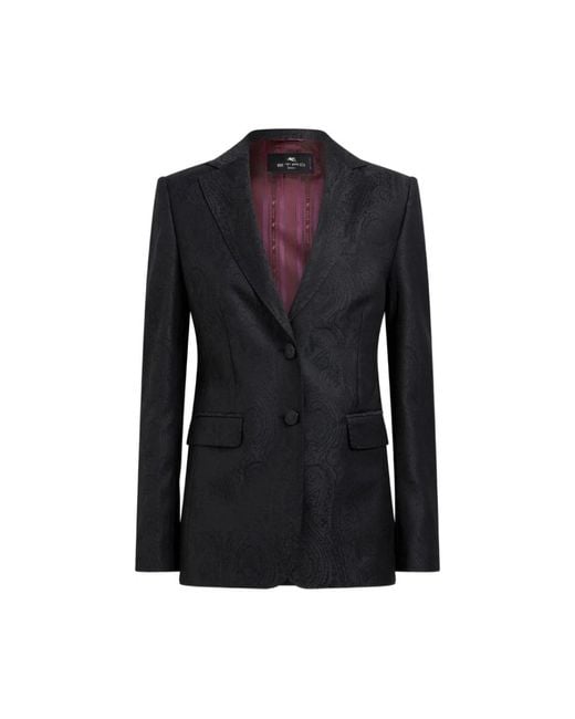 Etro Black Blazers