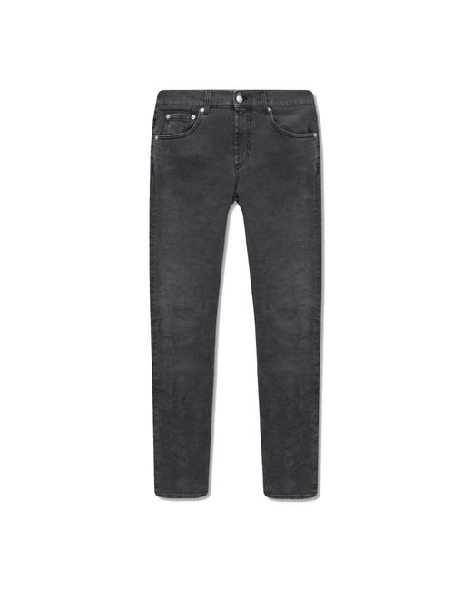 Alexander McQueen Gray Straight Jeans for men