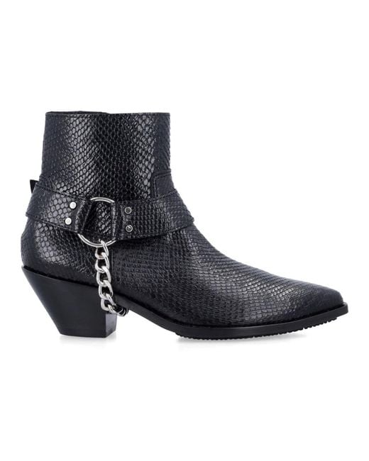 Junya Watanabe Blue Cowboy Boots