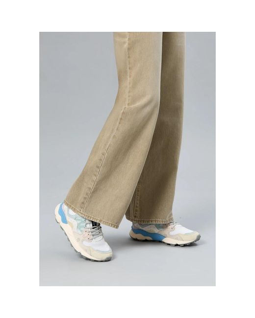 Flower Mountain Blue Sneakers