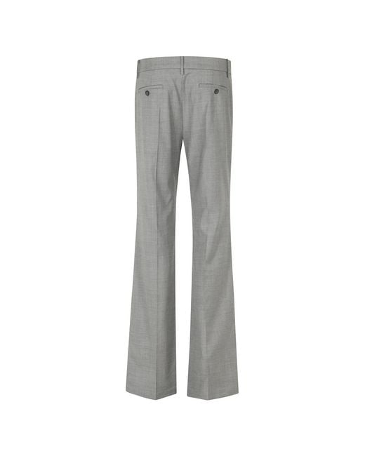 Magda Butrym Gray Wide Trousers