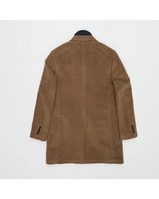 Fay Brown Single-Breasted Coats for men