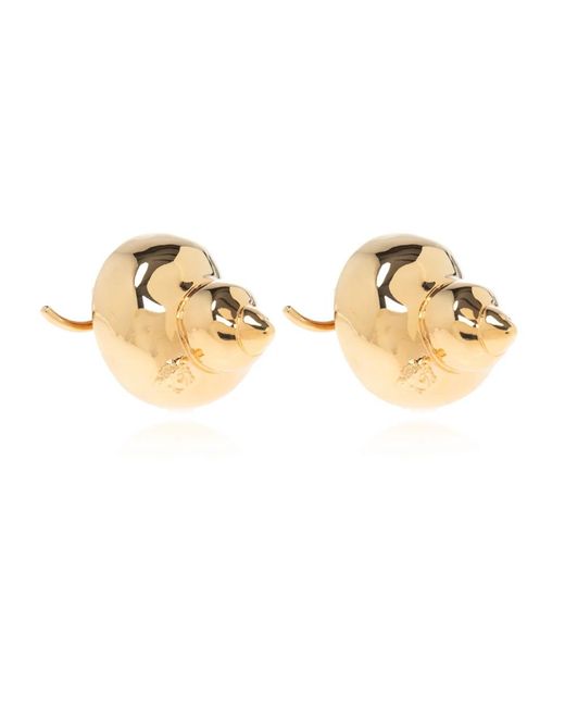 Earrings di Versace in Metallic