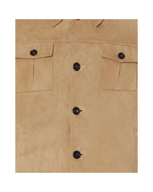 Peuterey Natural Leather Jackets for men