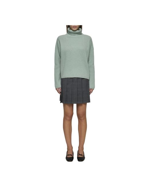 Max Mara Green Turtlenecks