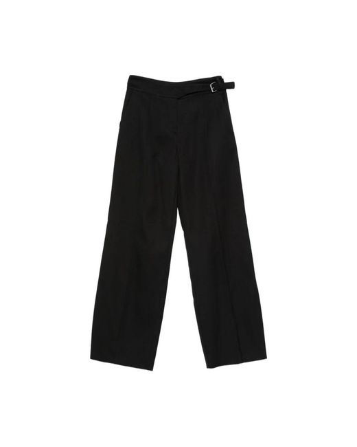 Sportmax Black Wide Trousers