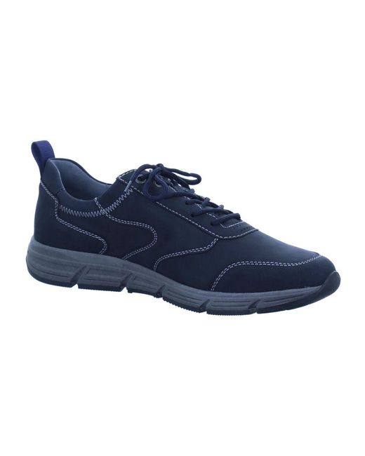 Waldläufer Herren Schnürschuhe Haslo in Blue für Herren