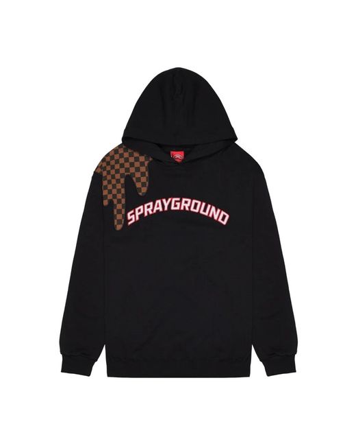 Sprayground Hoodies & Sweatvesten ,Zwart ,Katoen Beperkte Oplage Haai Hoodie Sweater in het Black voor heren