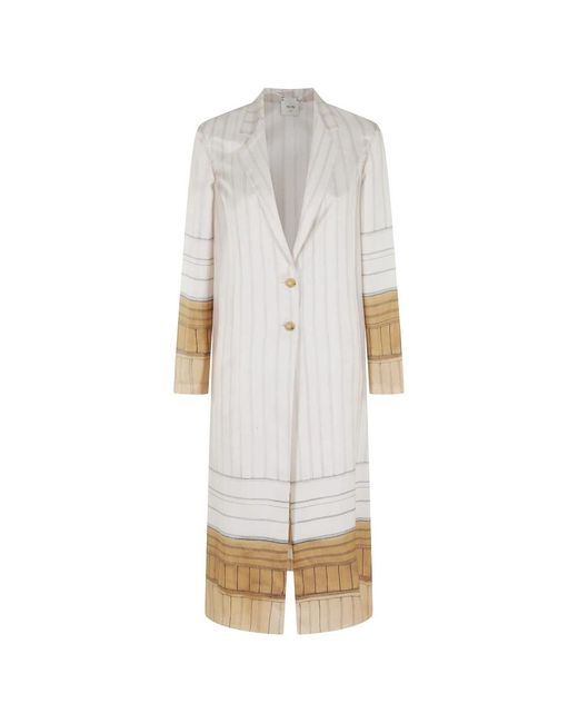 Alysi Jassen ,Veelkleurig ,Spolverino Pinstripes in het White