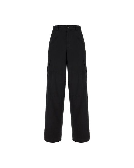 Dries Van Noten Black Wide Trousers for men